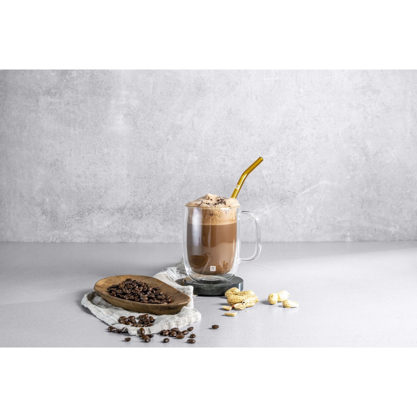 ZWILLING Sorrento Plus 2 Piece Latte Glass Set with Handles
