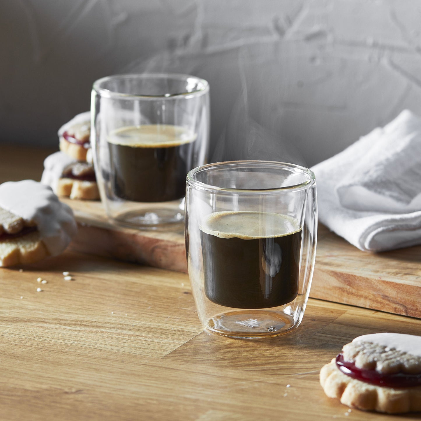 HENCKELS Cafe Roma 2 Piece, Espresso Glass Set