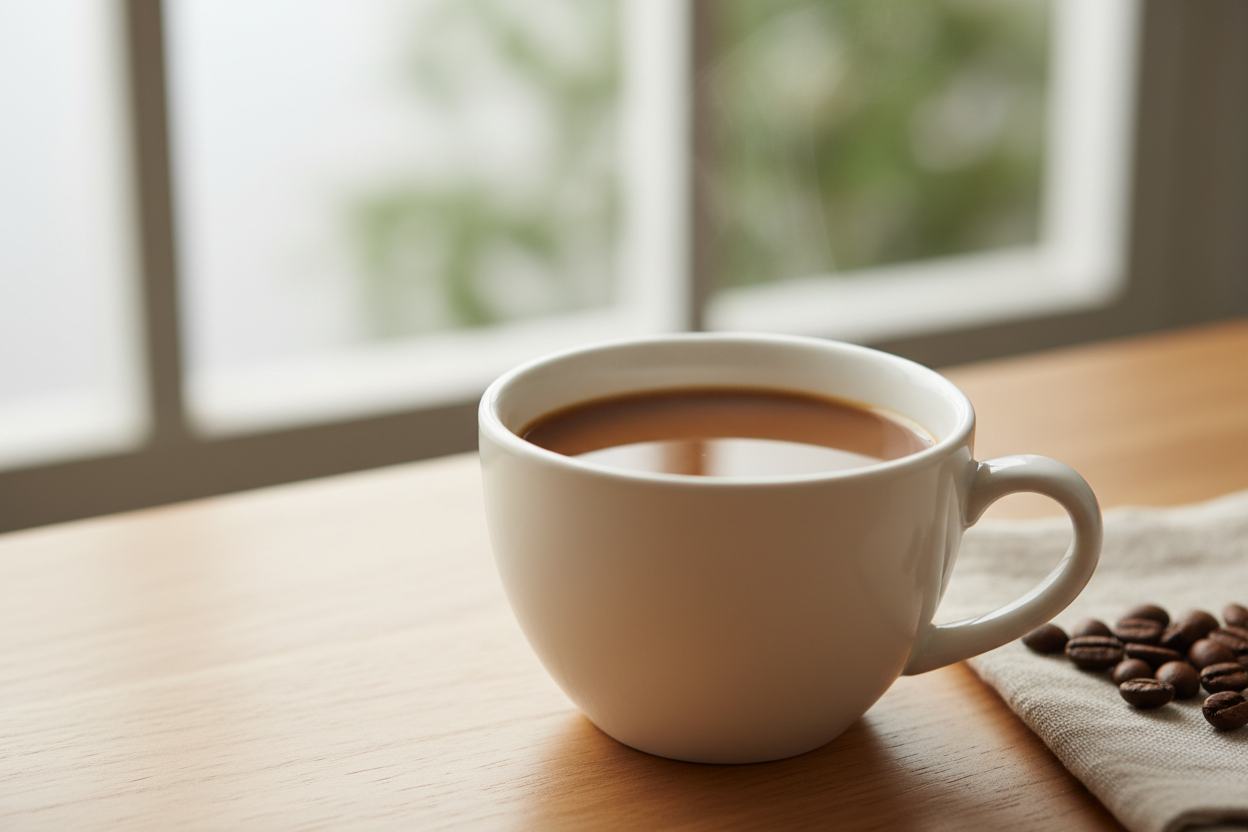 an image of a cup of decaf coffee