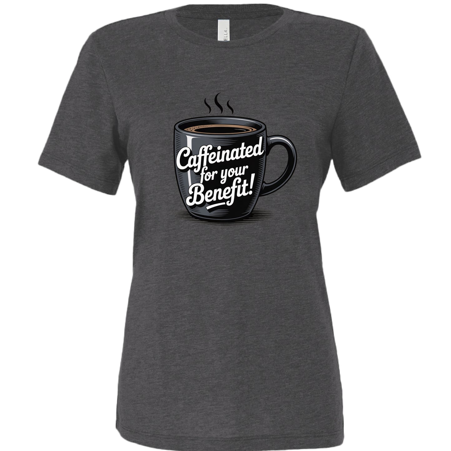 Solid Dark Grey Triblend - FRONT