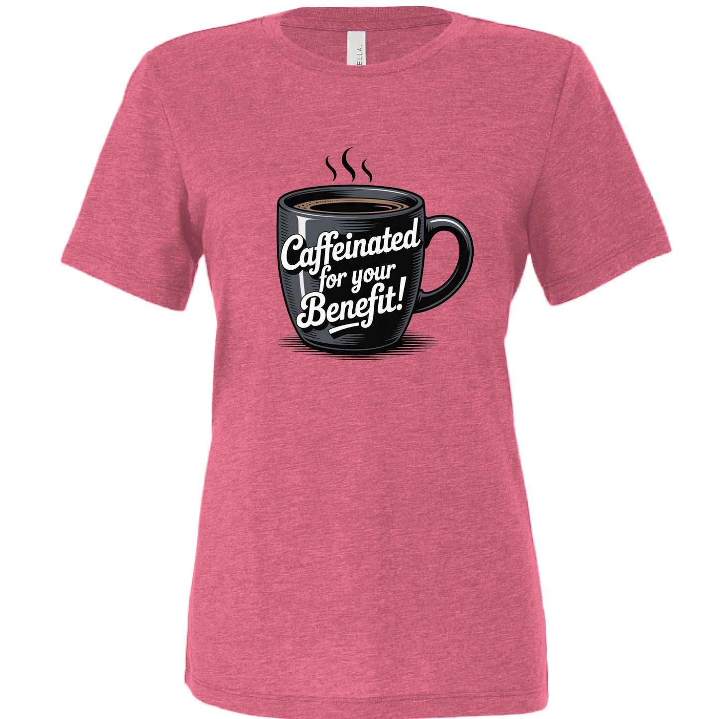 Char Pink Triblend - FRONT