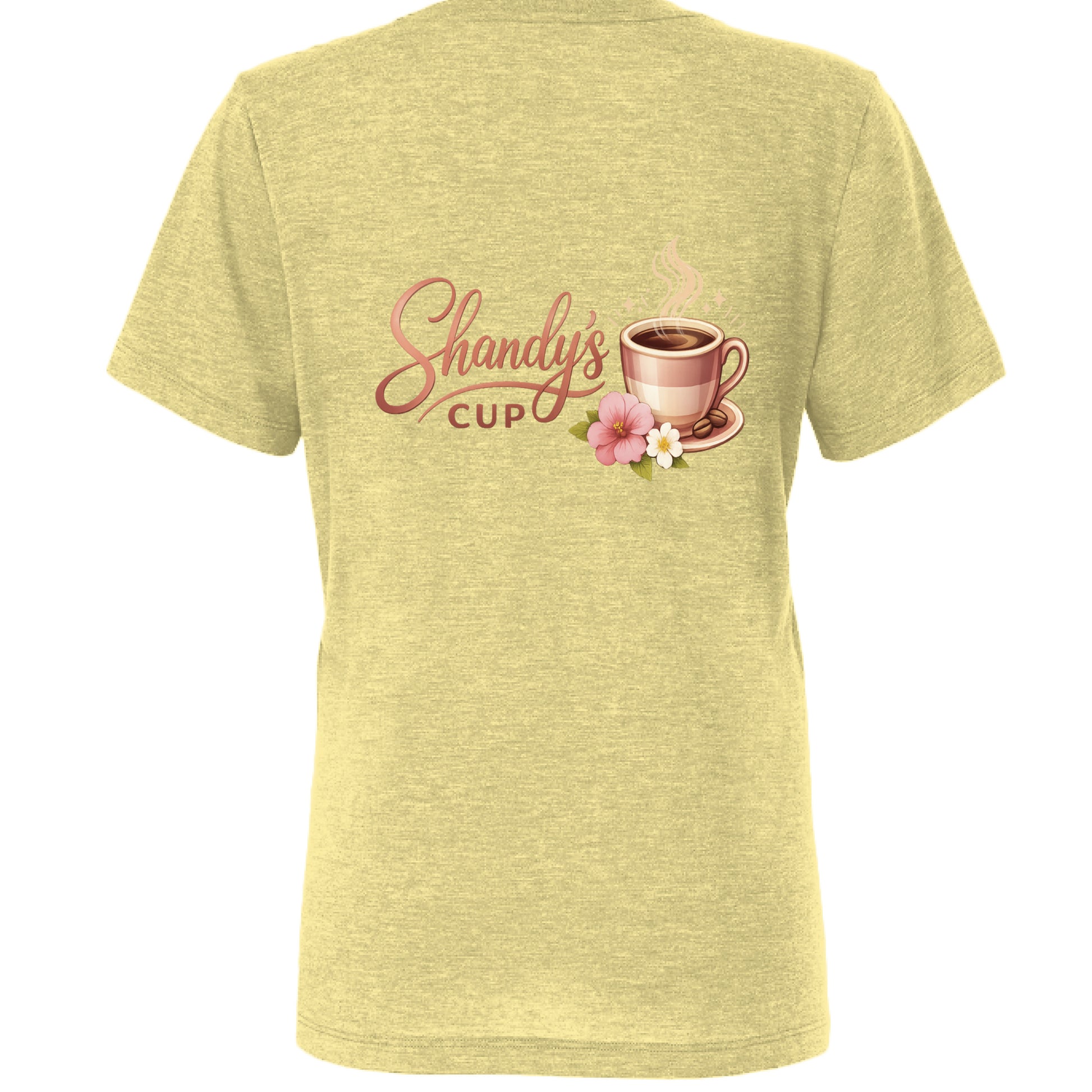 Pale Yellow Triblend - BACK
