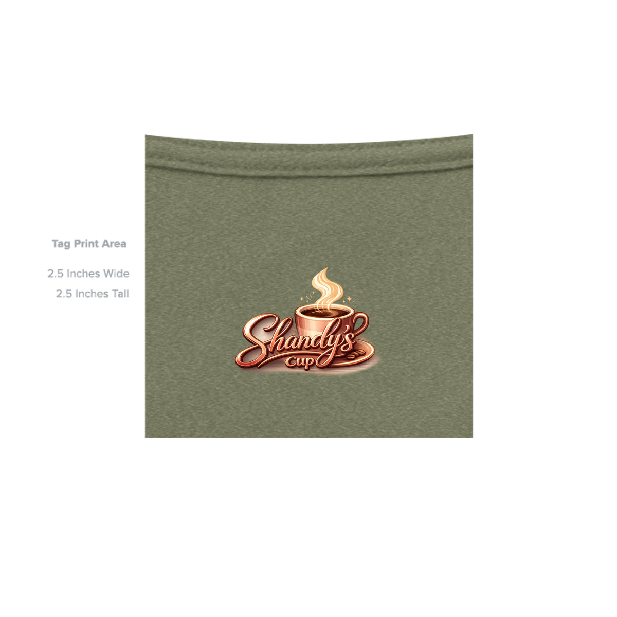 HEATHER MILITARY GREEN - G640 - INSIDE_TAG_LINE