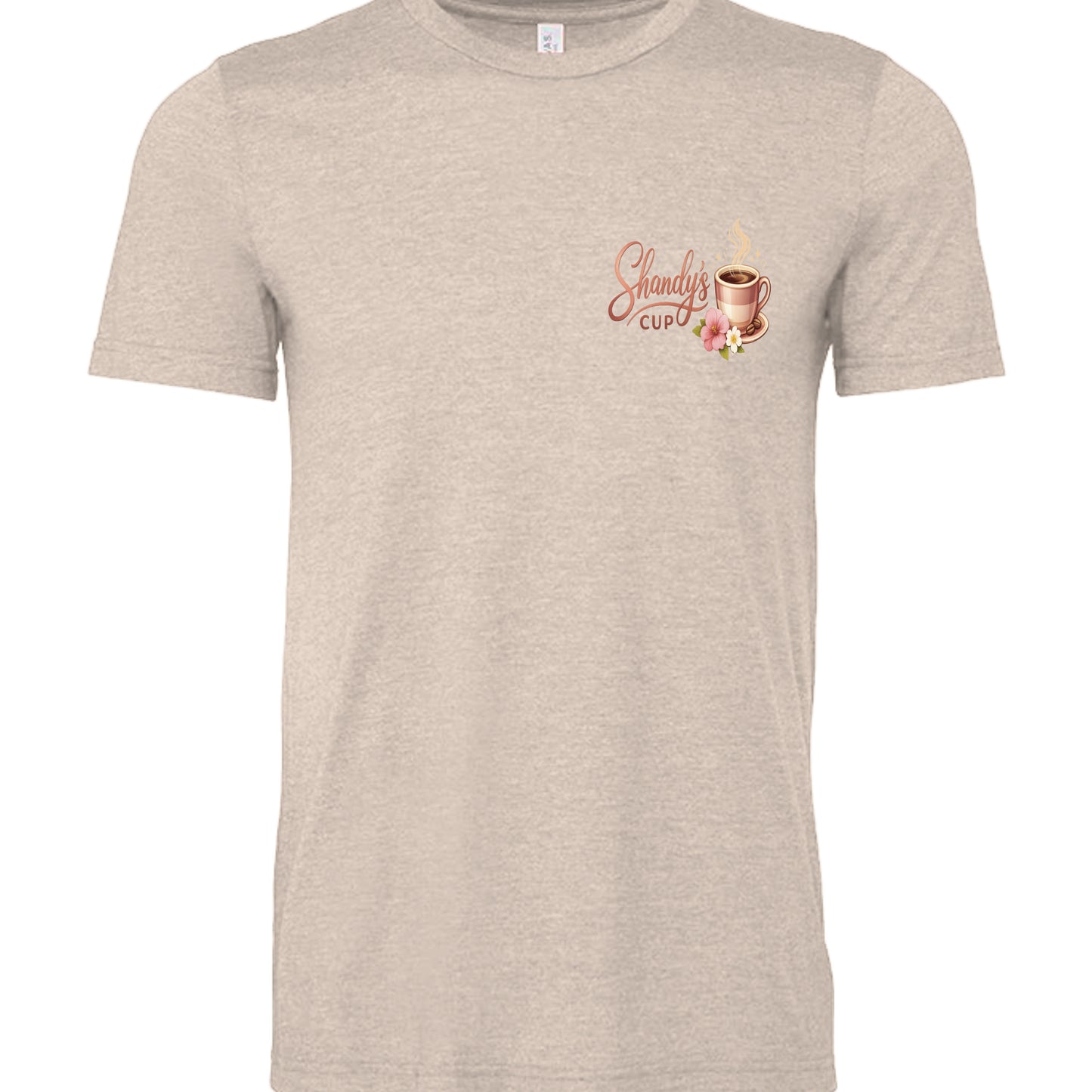 Heather Prism Peach - 3001CVC - FRONT
