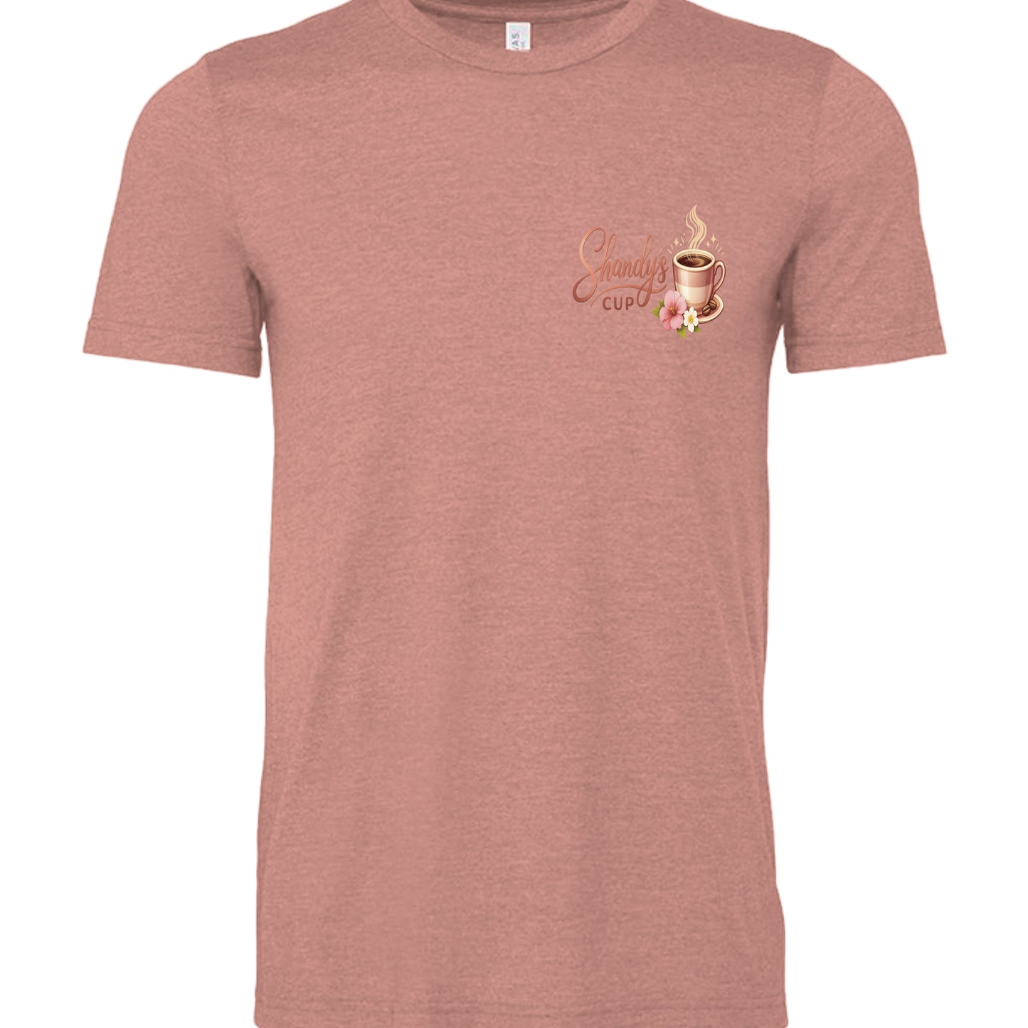 Heather Pink - 3001CVC - FRONT